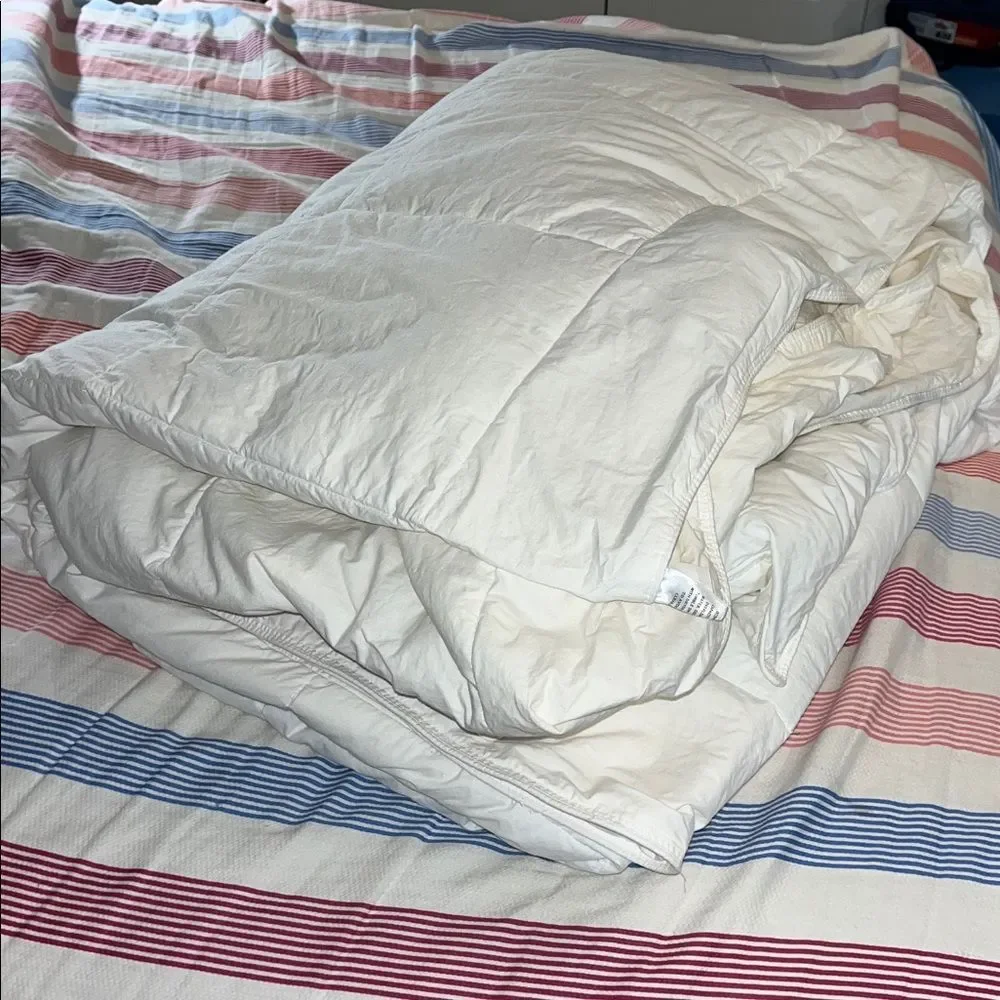 Downlite Hospitality Medium Weight Down King Size Bed Comforter White